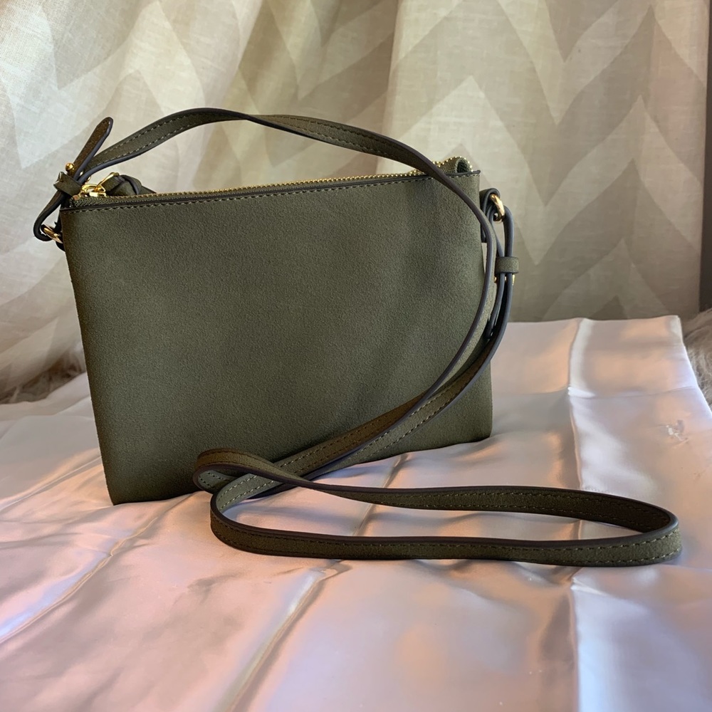 Crossbody olive green purse